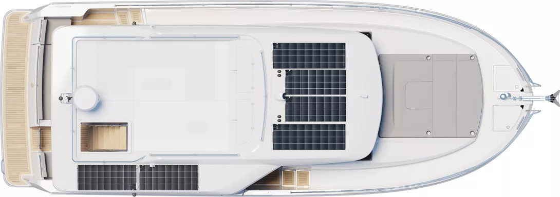 Swift-Trawler 37 sedan option silent boat